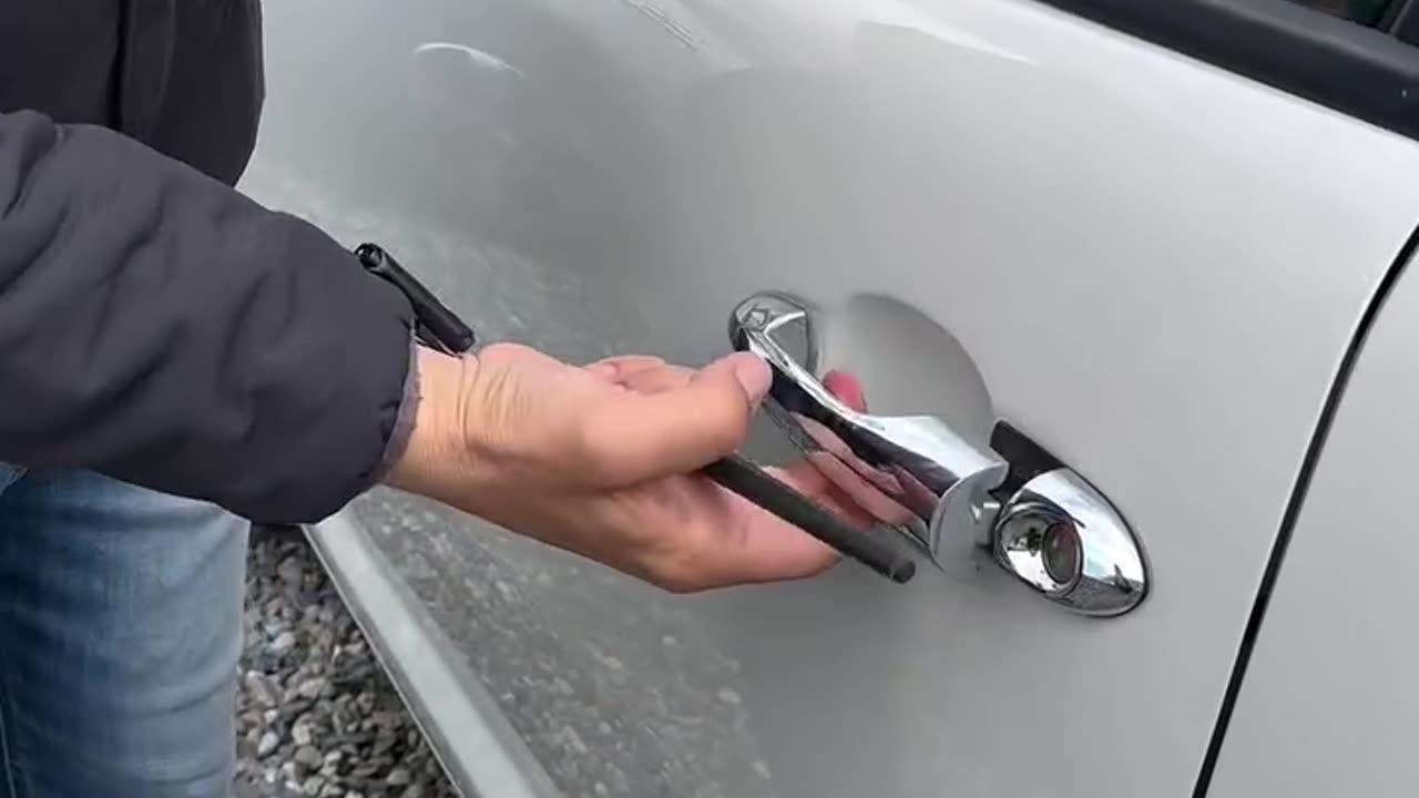 How to open car door with magnets