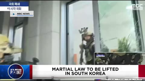 Martial Law To Be Lifted in South Korea