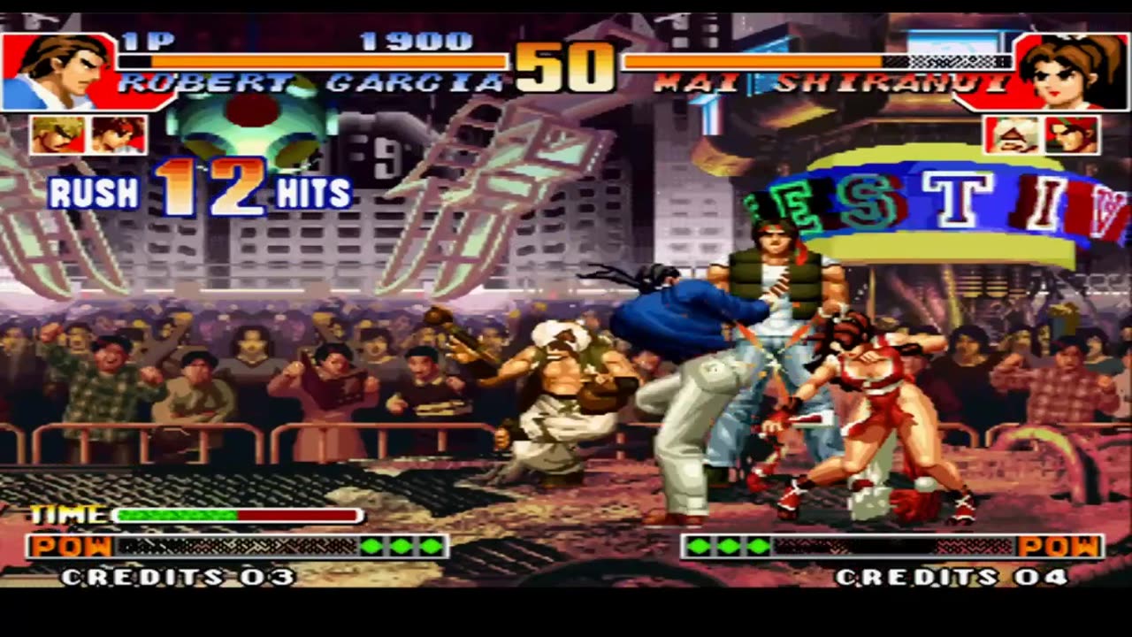 #kof97 Robert's Unleashed Super Power in Mesmerizing Slow Mo! #babanoob #kof97 #Robert #Garcia