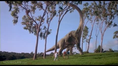 Jurassic Park movie scene