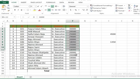 MS Excel Formulas Or Function With Examples 2023 _ MS Excel Tutorial _ MS Excel Formula Bangla