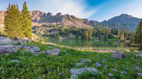 Hour UHD Scenic Nature - Gentle Worship Instrumentals