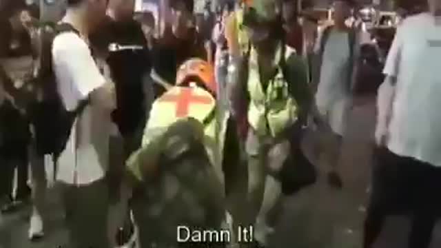 831 FA：我地係救人咋。我地唔打人㗎