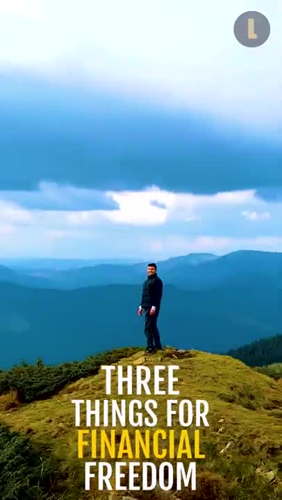 Three things to do right now for financial freedom
