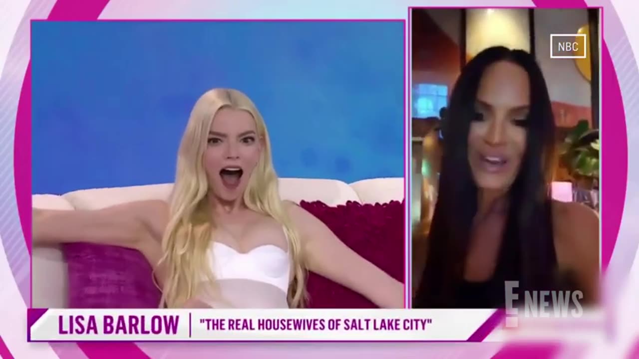 Anya Taylor-Joy LOSES IT at Surprise Vid from RHOSLC's Lisa Barlow_ _I Am Not Okay Fashion ET ENews