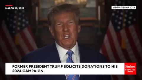 JUST IN- Trump Asks For Donations But Has A Message For Those 'Who Do Not Have The Funds'