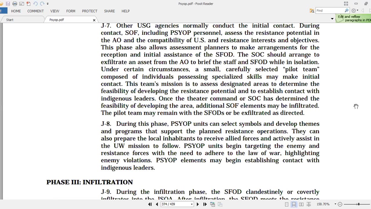 Mark steeled, the psyops continues