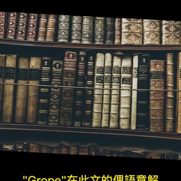 新聞美語 每日一字 Grope