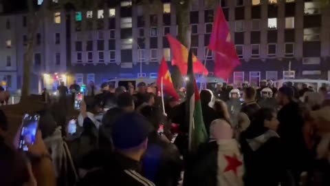 Clashes in Germany between supporters of Hamas Islamic terrorists and the police