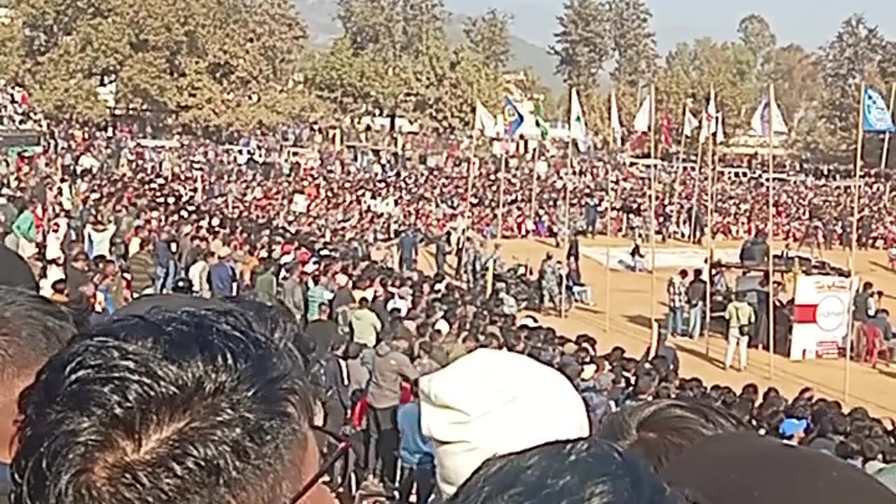 Craze of volley ball 🏀 match in nepal