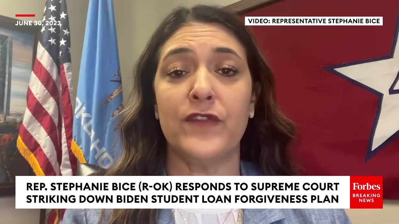 Stephanie Bice Praises Supreme Court For Killing Biden's Student Loan Forgiveness Plan