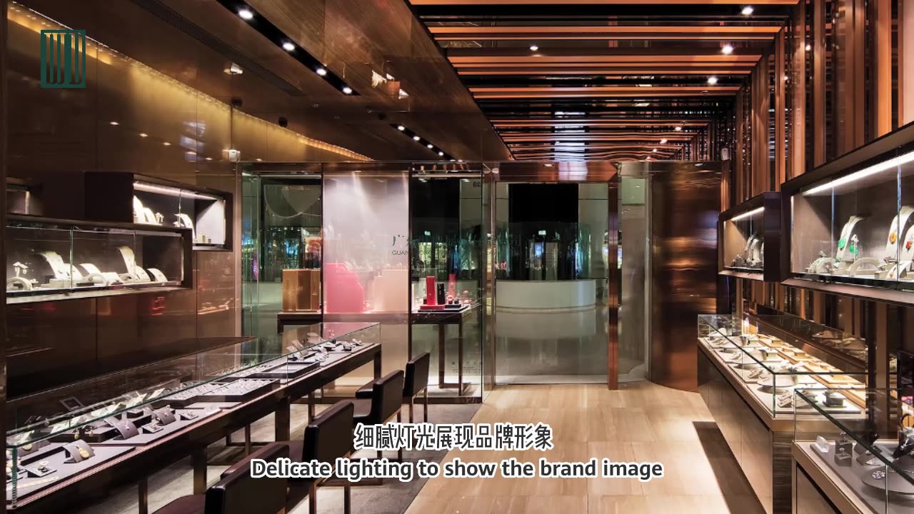 High-end jewelry showcase project in Hong Kong