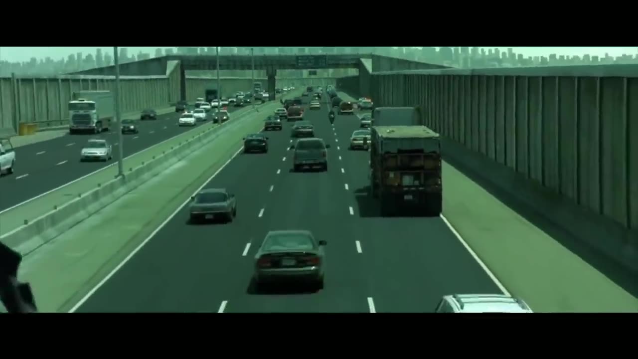 The Matrix Reloaded - Highway Chase [HD]