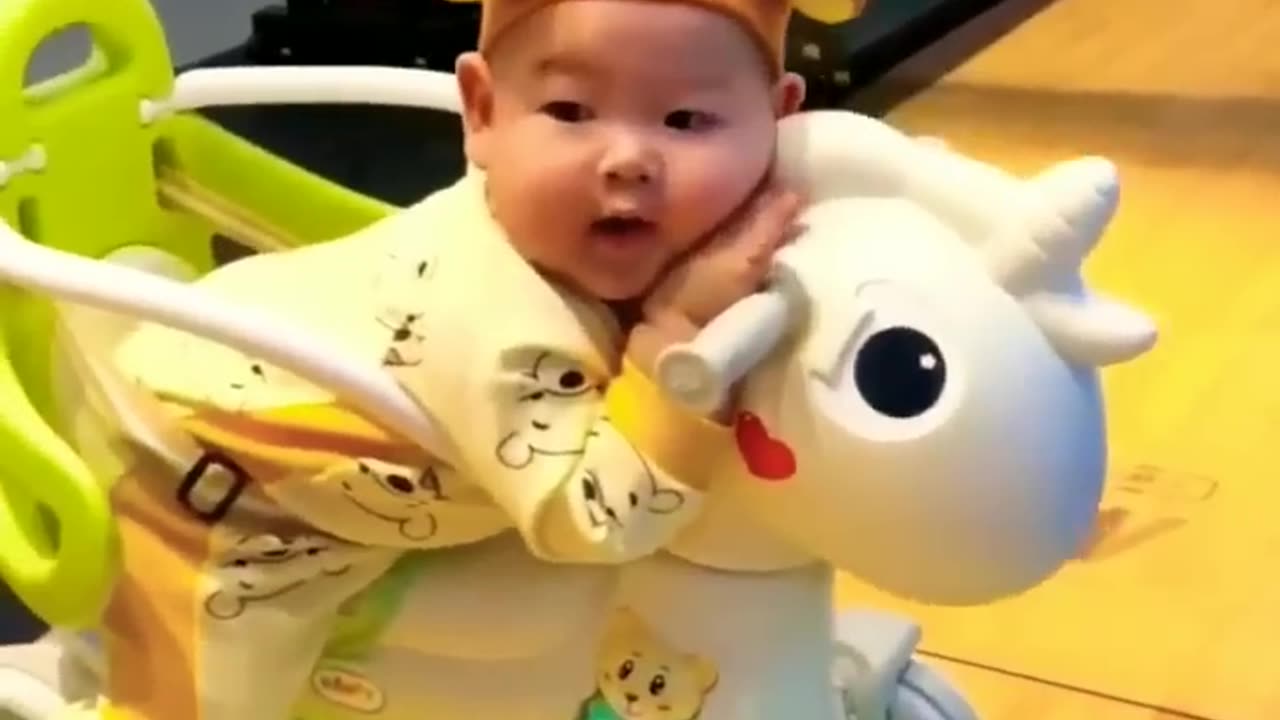 Cute baby so funny video 2023