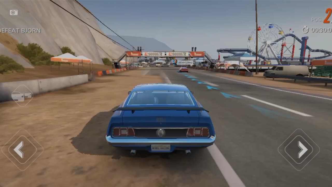 Car racing game