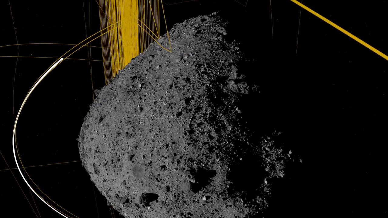 OSIRIA-REx Slings ORBITAL Web Around Asteroid to Capture Sample