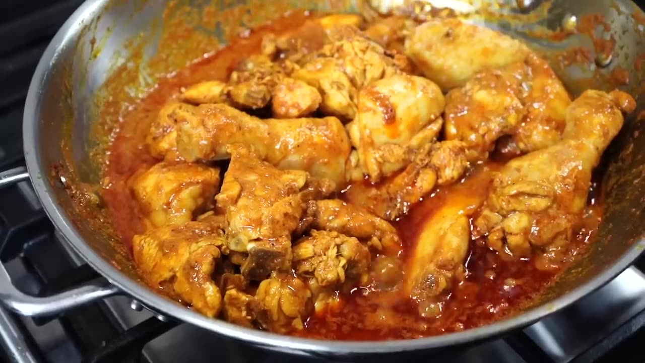 Indian style chicken curry recipe 😋