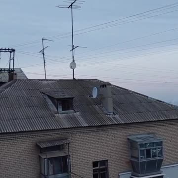 Russian Cruise missile over Ukraine