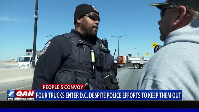 4 trucks enter D.C. despite police efforts to keep them out