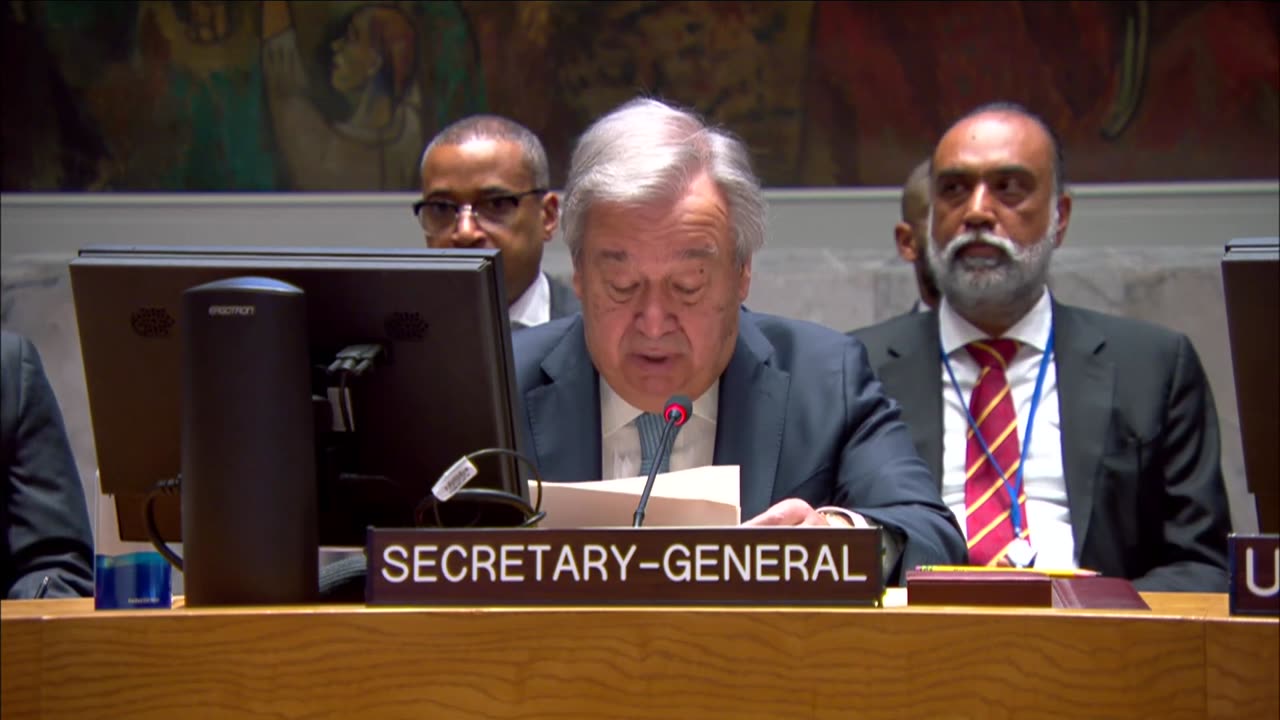 AI's Power & Perils UN Chief's Briefing for Peace and Security United Nations Security Council