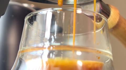 Make a coffe but the process is in reverse