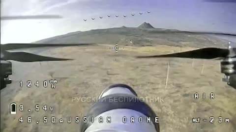 The strike of the Russian FPV drone on the location of the Armed Forces of Ukraine.