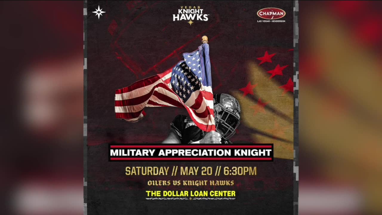 Vegas Knight Hawks to host Military Appreciation Knight