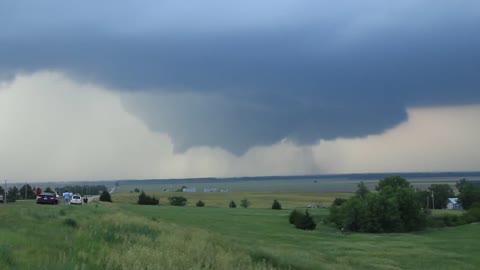 RAW Storm Chase footage - Abilene/Chapman Kansas Tornado May 25, 2016.