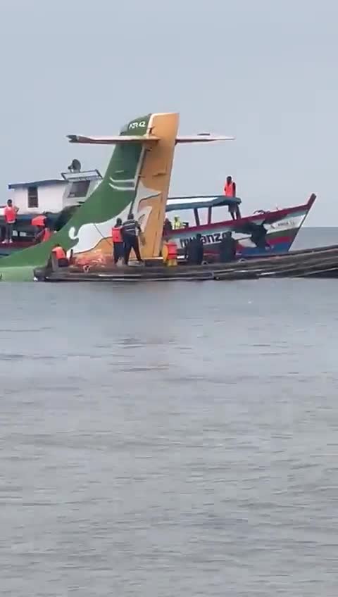 Tanzania’s Precision Air has plunged into Lake Victoria