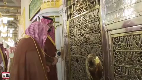 Saudi Prince Muhmmad bin Salman today visit Masjid Nabawi &Quba Mosque