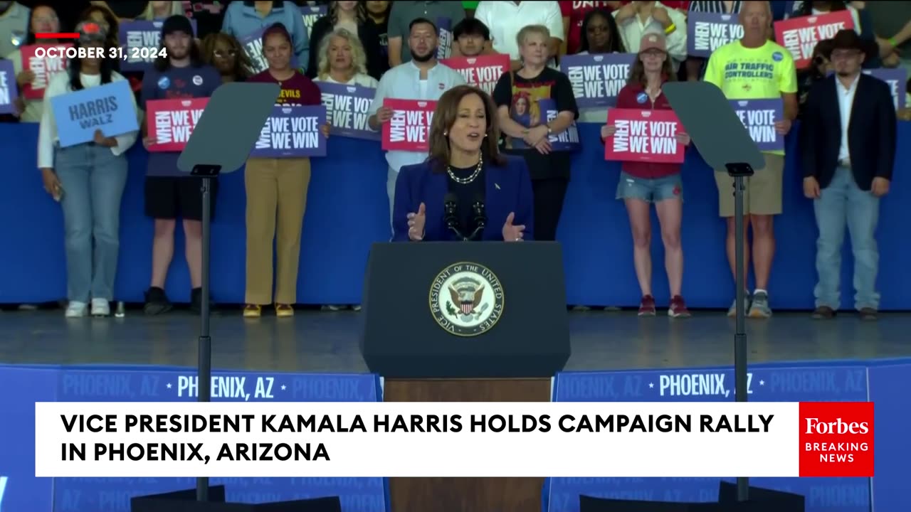 Were Exhausted With That- Kamala Harris Decries Division Caused By Donald Trump