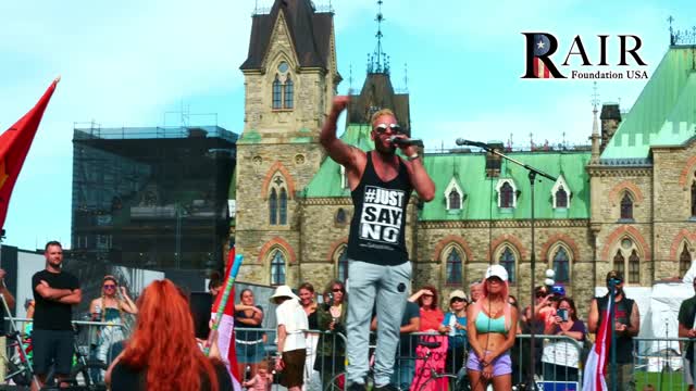 9-18-2021 Chris Sky Delivers Speech Freedom March Canada