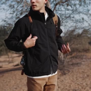 SIMWOOD 2024 Autumn New Outdoor Jackets Men Hiking Oversize Windbreaker Mo