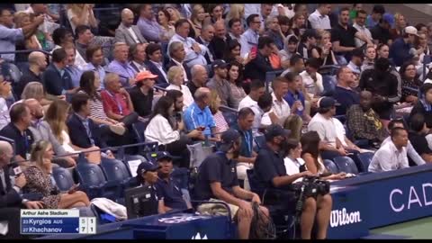 JiDion Gets A Haircut At The Worlds Largest Tennis Match