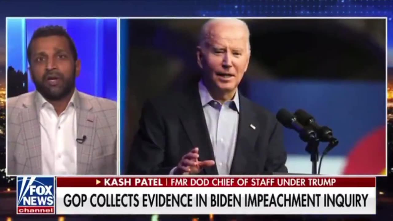 Kash Patel EXPOSES The Biden Crime Family In Major New Clip