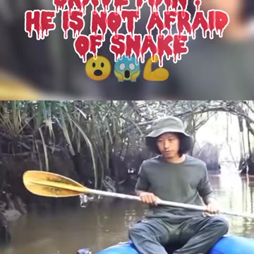 Coolest encounter with snake