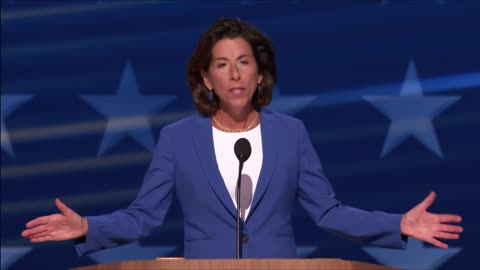 Former Rhode Island Governor Speaks at DNC (Day 1)