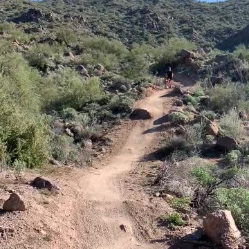 Brad mtb. Haws trail big sister