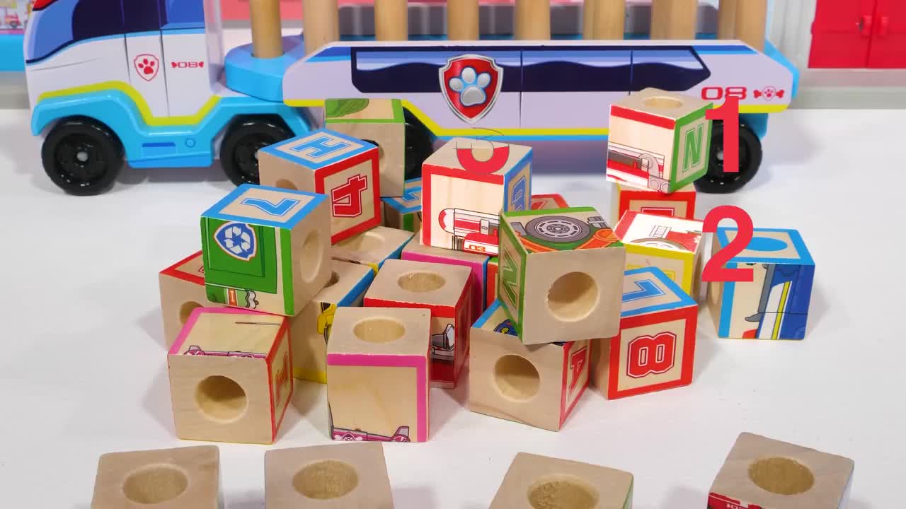 Best ABC Learning Toy Video for Toddlers! Paw Patrol Letter Blocks for Kids!