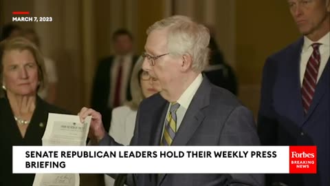 JUST IN- Senate GOP Leaders Hold Press Briefing After Tucker Carlson Releases January 6 Footage