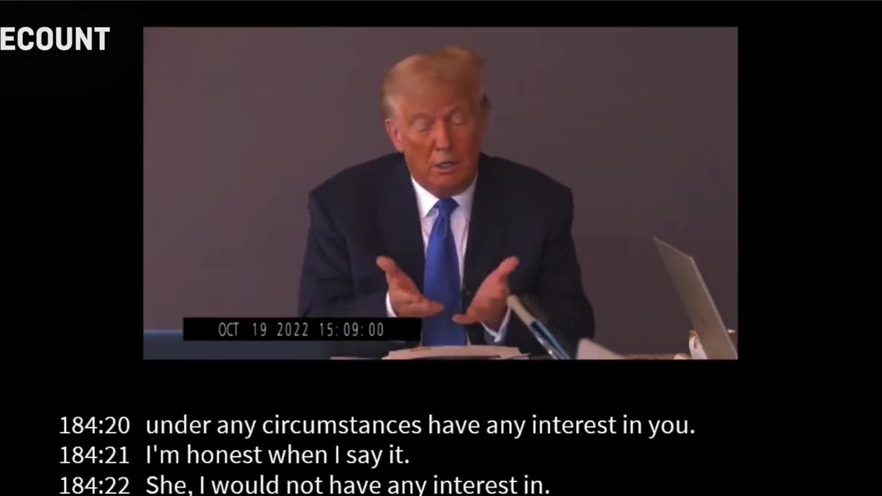 Trump Turns The Tables On Lawyer During Deposition (VIDEO)