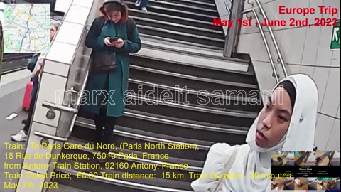 May 7th, 2023 25a Train: Antony to Paris Gare du Nord