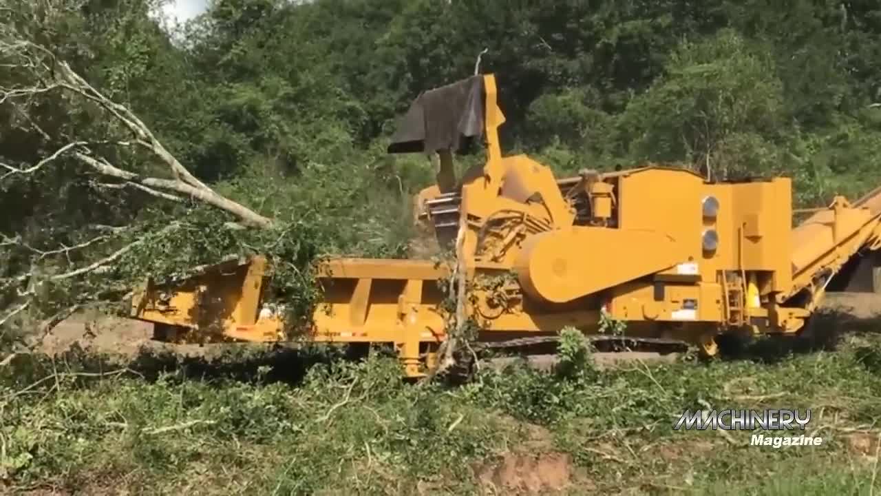 Extreme Fast Wood Chipper Machine Modern Technology - Amazing Wood Processor Big Tree Shredder Easy