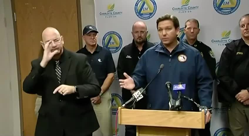 Florida Governor Ron DeSantis - Biblical Storm!!