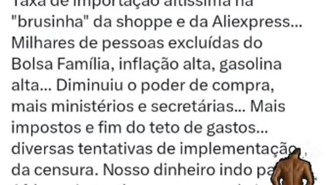 O Brasil vai ficar nú com a mão no bolso.