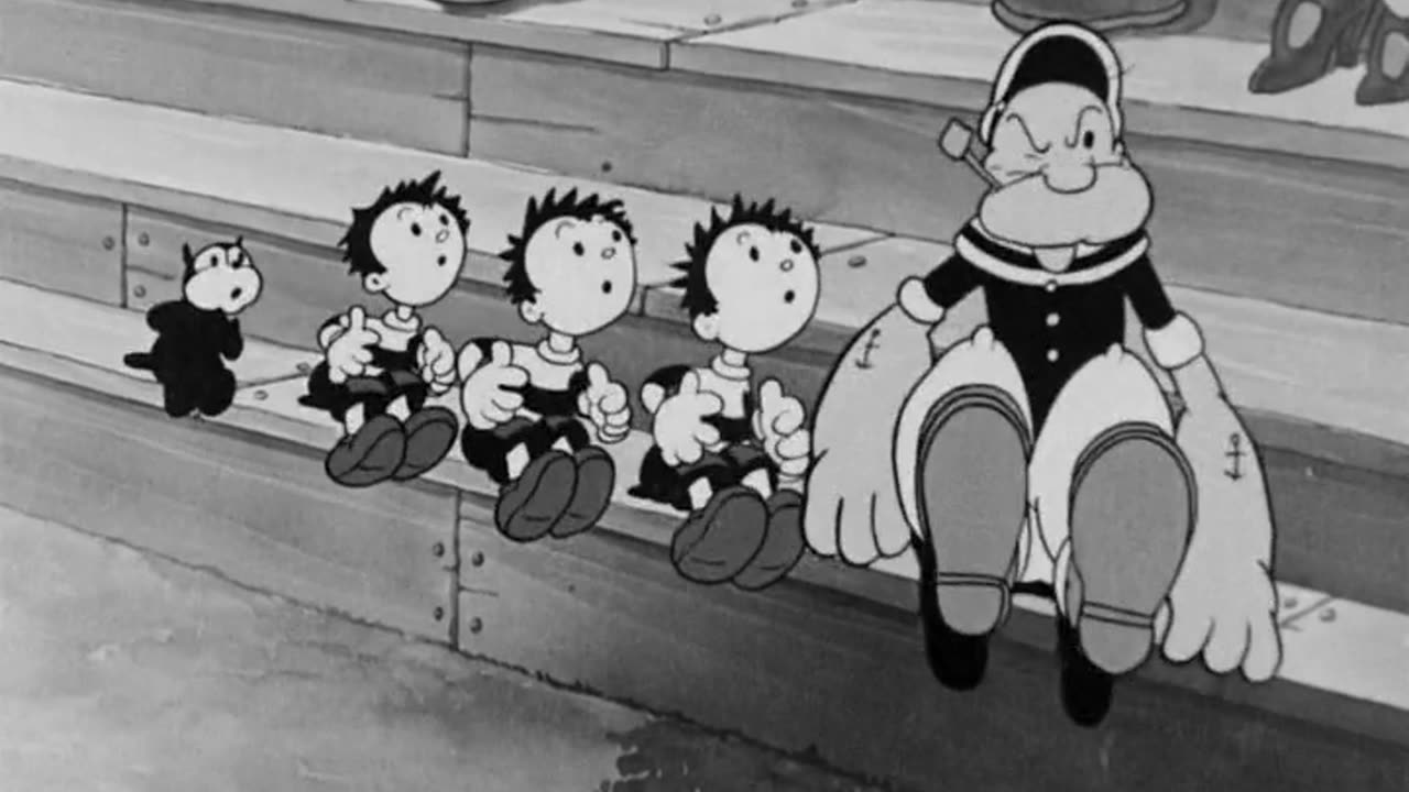 Popeye the Sailor - 1934x03 - The Man on the Flying Trapeze