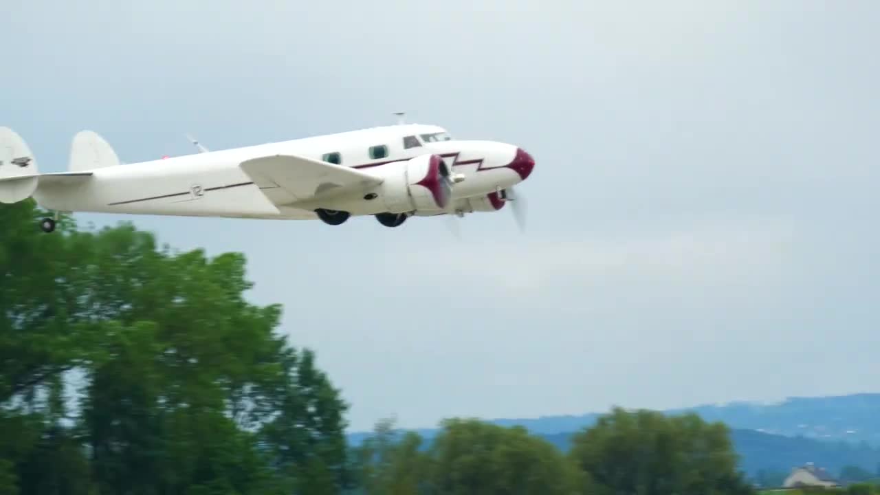 Lockheed Electra 12A _ Pardubice Airshow 2022 _ 4K