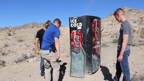 Shooting at Bulletproof Glass