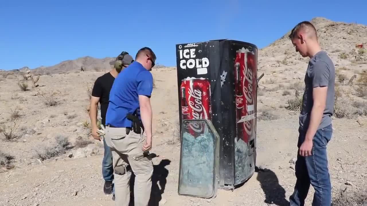 Shooting at Bulletproof Glass