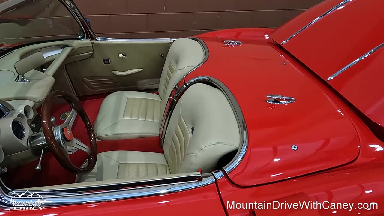 1958 Chevrolet Corvette at the World of Wheels Car Show in Chattanooga TN 2024